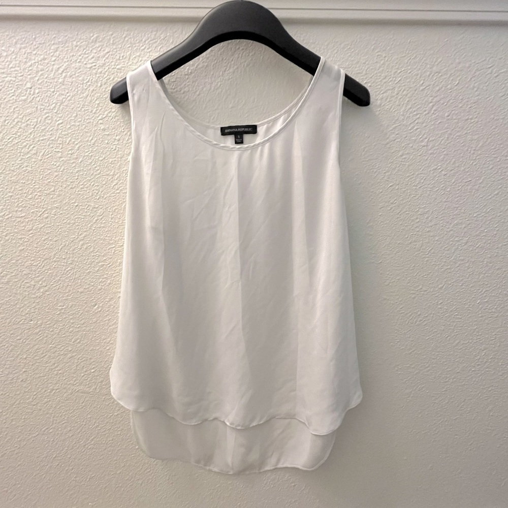 Banana Republic white blouse